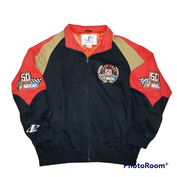 Nascar Other - NASCAR 50th Anniversary 1998 Logo Athletics EUC Bomber style jacket